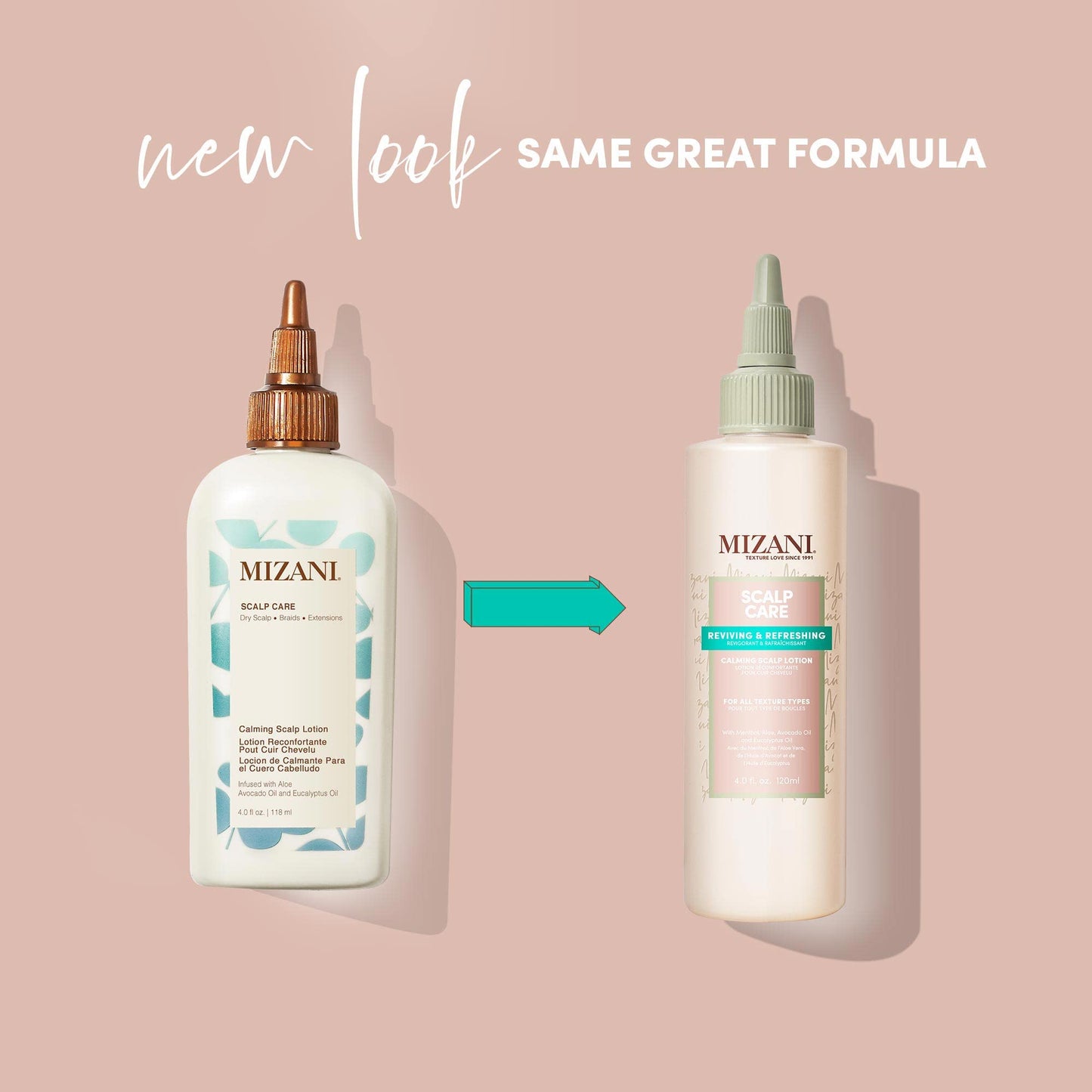 Mizani Scalp Care Calming Scalp Lotion - Dandruff Treatment, Nourishes & Soothes Scalps, For Curly Hair