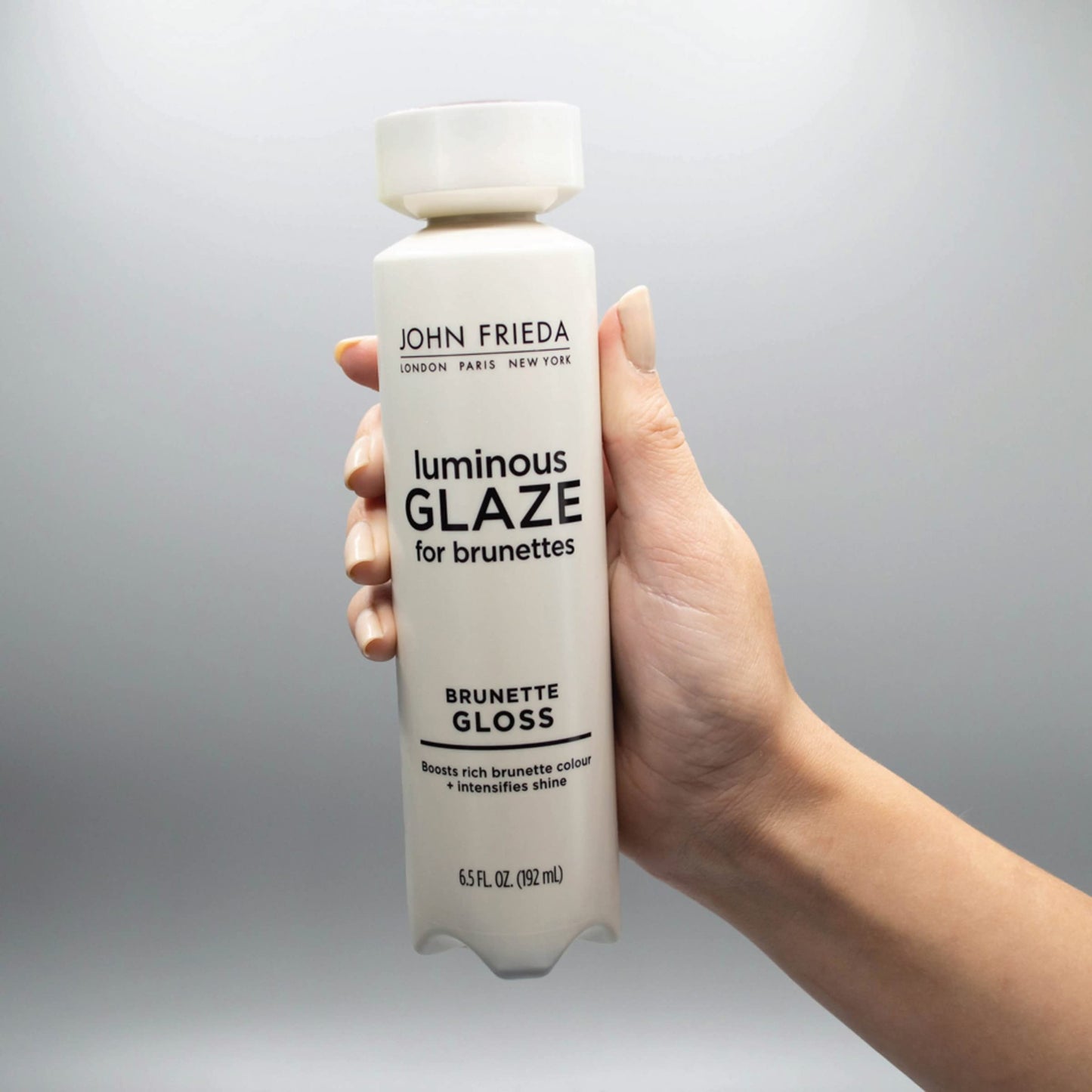 John Frieda Brilliant Brunette Luminous Glaze 6.5 Oz – Hair Gloss for Brunettes, Enhances Color, Boosts Shine & Repairs Damaged Hair