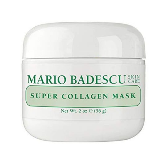 Mario Badescu Super Collagen Clay Mask for Face – Hydrating, Pore-Minimizing, Suitable for Dry, Sensitive & Combination Skin, 2 oz
