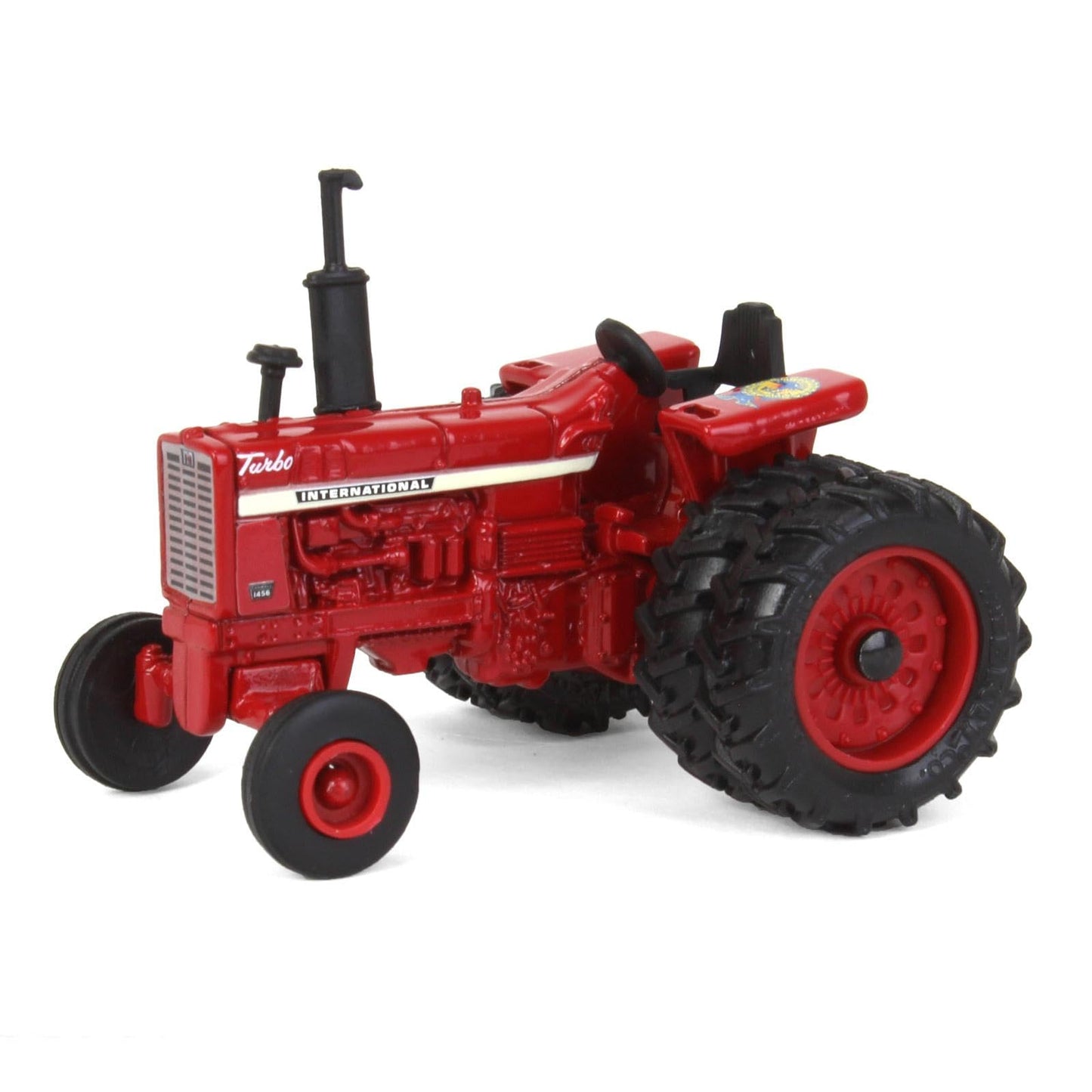 International Harvester 1/64 Farmall 1456 Tractor with Rear Duals & FFA Logo, Red, 3+