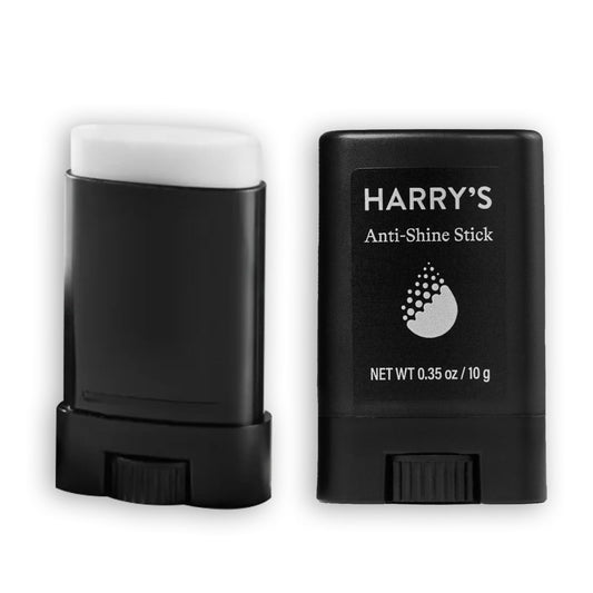 Harry's Anti-Shine Stick for Oily Skin - (2 Pack) 0.35 oz - Controls and Absorbs Oil for Matte Finish - Facial Skin Care for Men