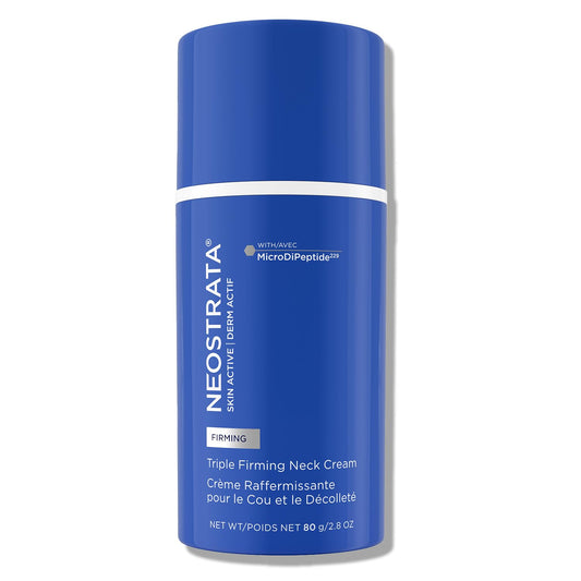 NEOSTRATA Triple Firming Neck & Décolletage Cream - MicroDiPeptide229®, NeoGlucosamine & Bakuchiol, Fragrance & Oil-Free, 80g