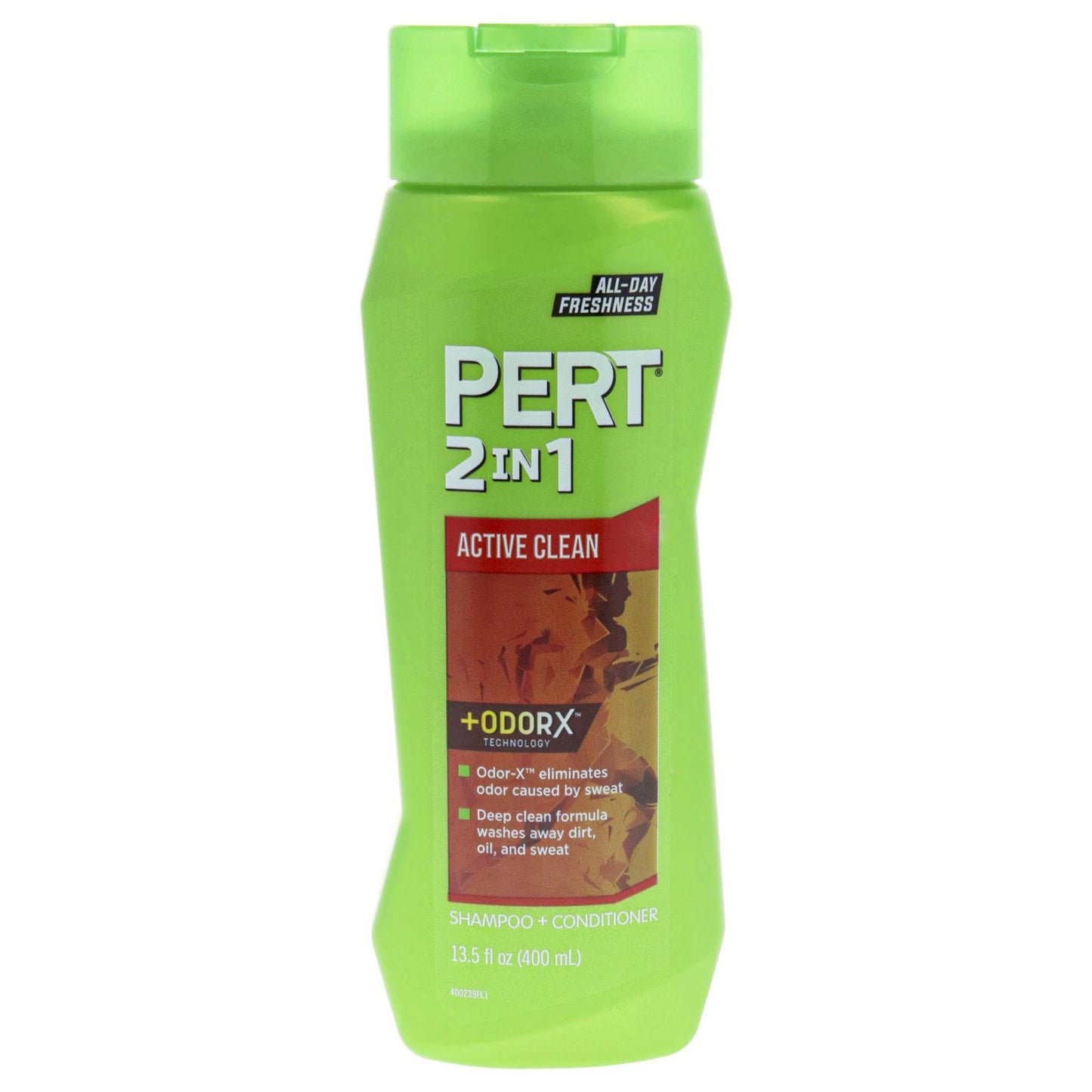 Pert 2 in 1 Active Clean Shampoo and Conditioner for Unisex - 13.5 oz Shampoo and Conditioner