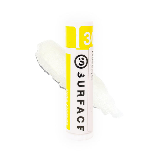 Surface SPF 30 Sunscreen Lip Balm – Broad Spectrum Lip Protection for Dry, Cracked Lips – Moisturizing, Water Resistant 80 Min, Pina Colada, 0.15 oz