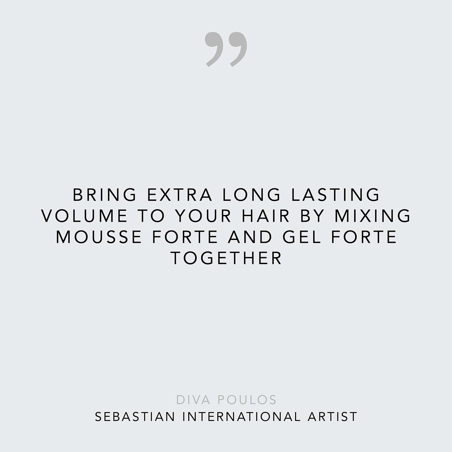 Sebastian Professional Mousse Forte | Strong-Hold Hair Styling Mousse | Volume, Body-Boosting for Curls & Waves with Heat Protection | 7 oz