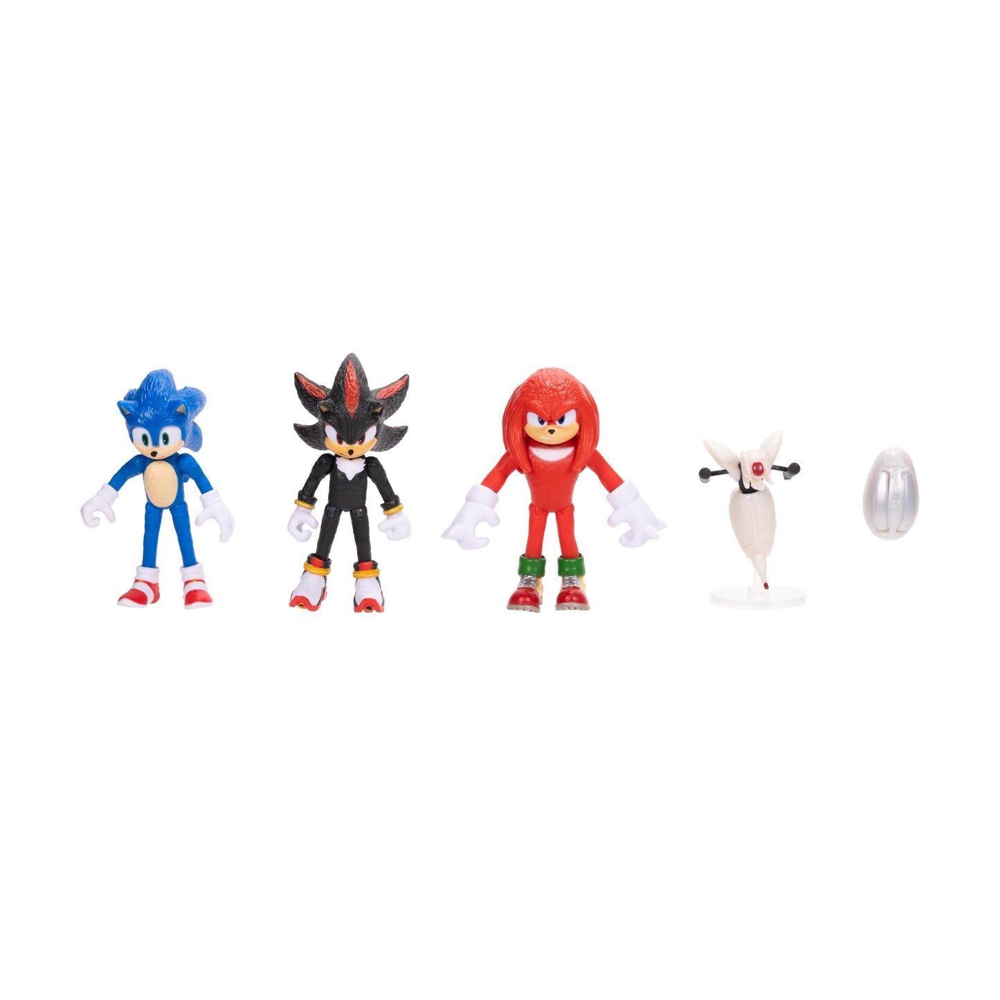 Sonic 3 Movie 2.5" Action Figures Multi-Pack – Sonic, Knuckles, Shadow, Buzz Bomber & Drone – Official Collector Toy Set