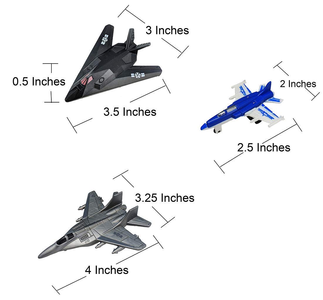 33 Inch Aircraft Carrier with Soldiers Jets Military Vehicles (18 Fighter Jets)