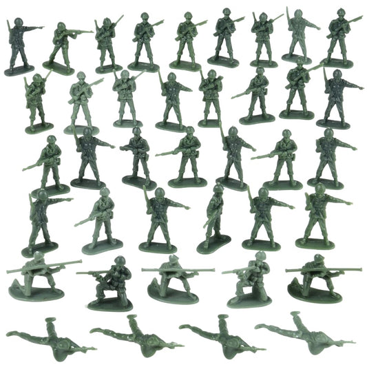 U.S. Toy Green Army Men – 36-Piece Classic Military Action Figures for Kids, Toddlers 3+, Imaginative Play, Party Favors & Collectibles