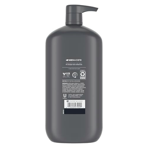 Dove Men+Care 2-in-1 Shampoo + Conditioner Thick + Strong for Fortifying Hair from Root to Tip, with Calcium, 31 oz