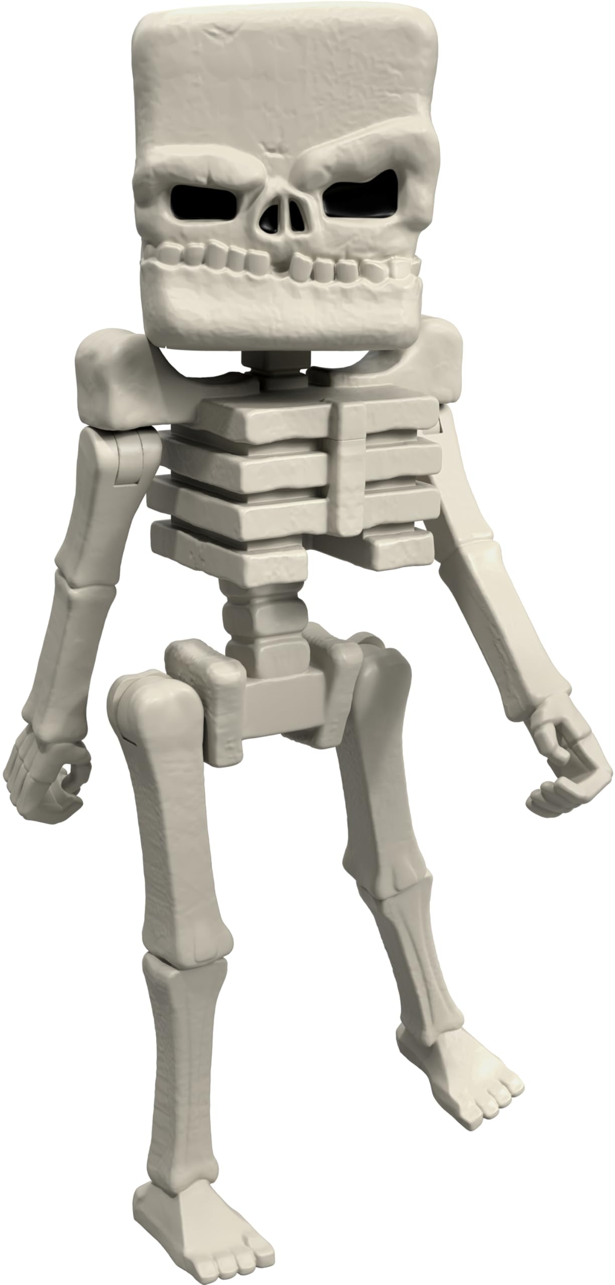 Mattel Minecraft Action Figure & Accessories Set, 4-inch Skeleton Posable Character Collectible Inspired by A Minecraft Movie