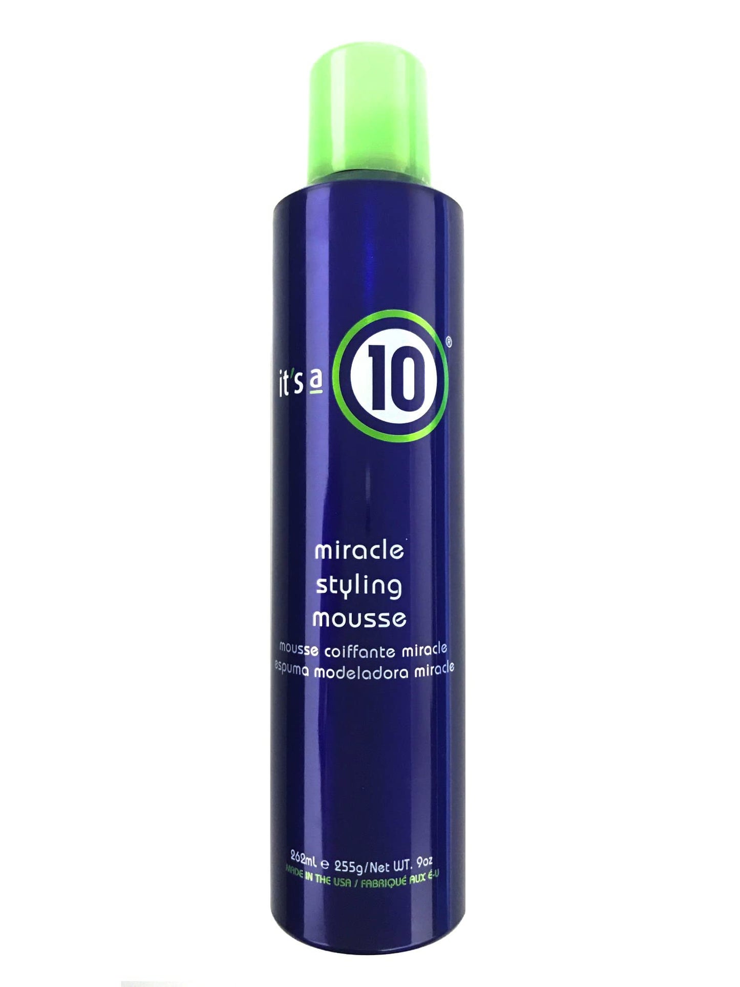 It's a 10 Haircare Miracle Styling Mousse for Unisex, 9 Ounce