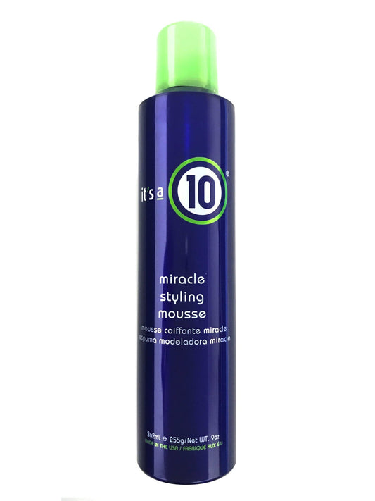 It's a 10 Haircare Miracle Styling Mousse for Unisex, 9 Ounce