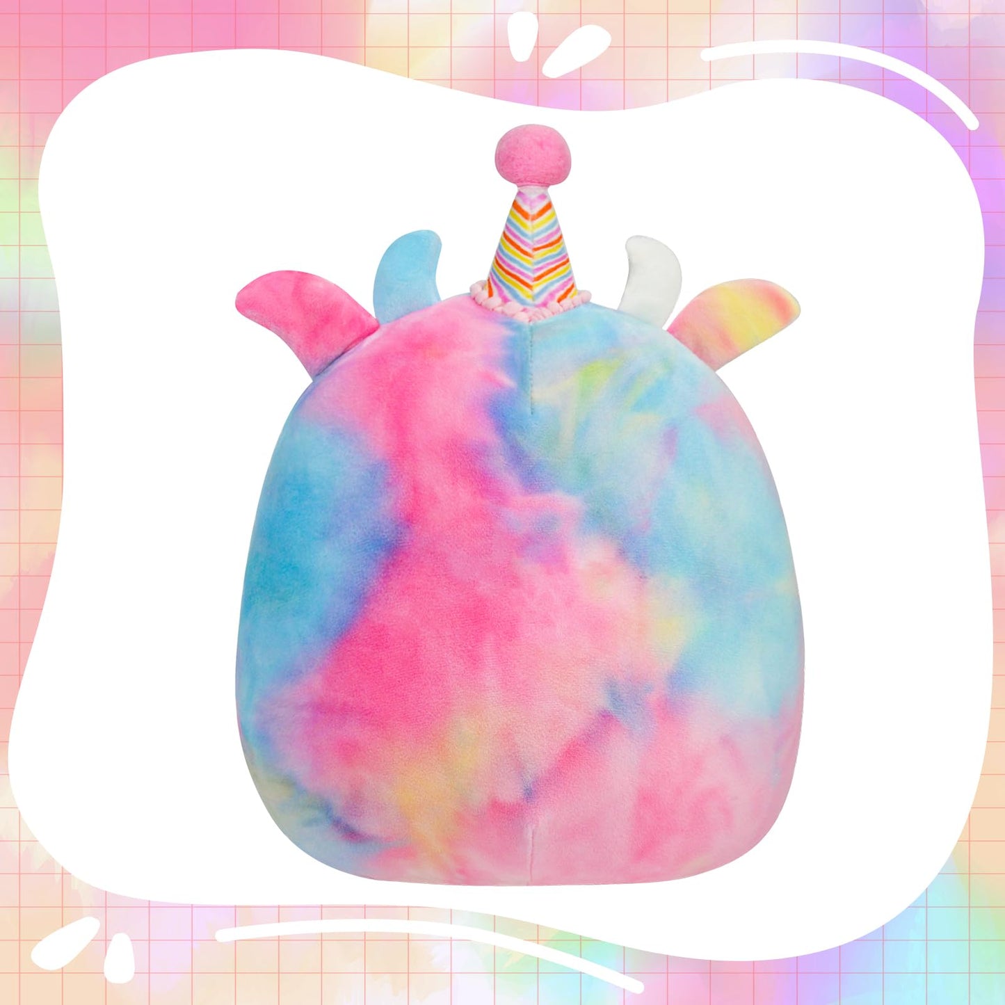 AWNOGKUE 12" Cow Stuffed Animal Plush Toy – Soft Unicorn Rainbow Plushie Pillow for Kids, Toddlers, Girls & Boys, Birthday Gift & Room Decor