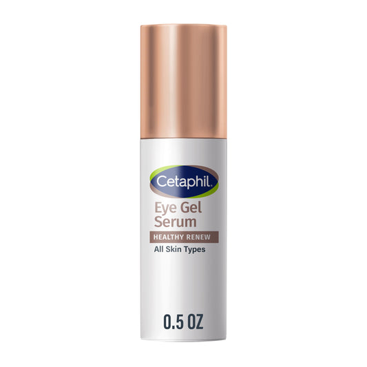 Cetaphil Healthy Renew Eye Gel Serum 0.5oz – 24Hr Hydrating Anti-Aging Cream, Reduces Dark Circles & Wrinkles, Retinol Alternative