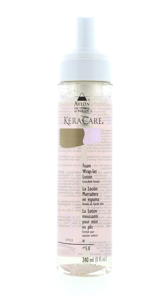 Avlon Kera Care Foam Wrap-Set Lotion Extra Hold 8oz