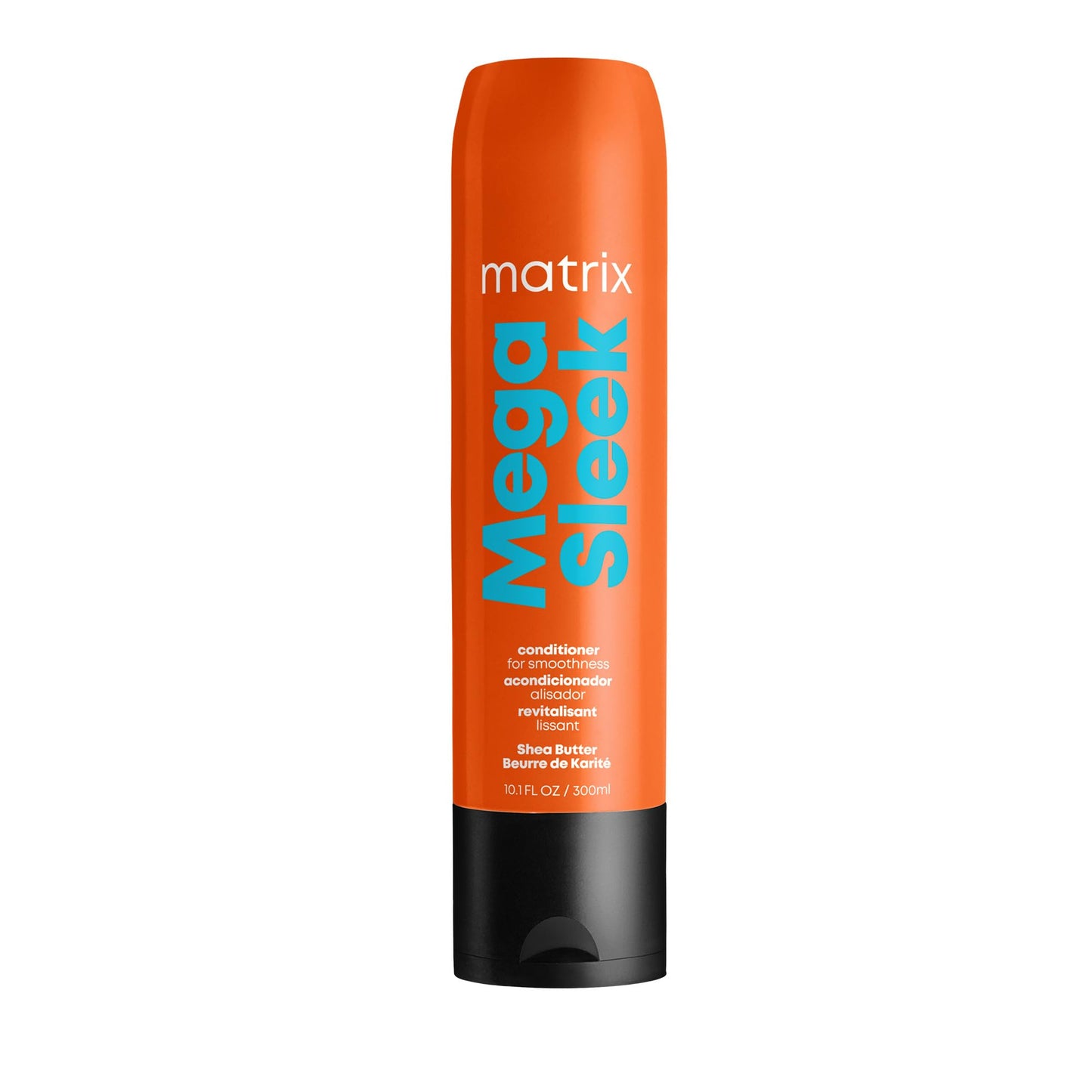 Matrix Mega Sleek Conditioner with Shea Butter | Smooths, Detangles & Tames Frizz | For Dry, Damaged Hair | Salon Professional, Vegan, 10.1 Fl Oz