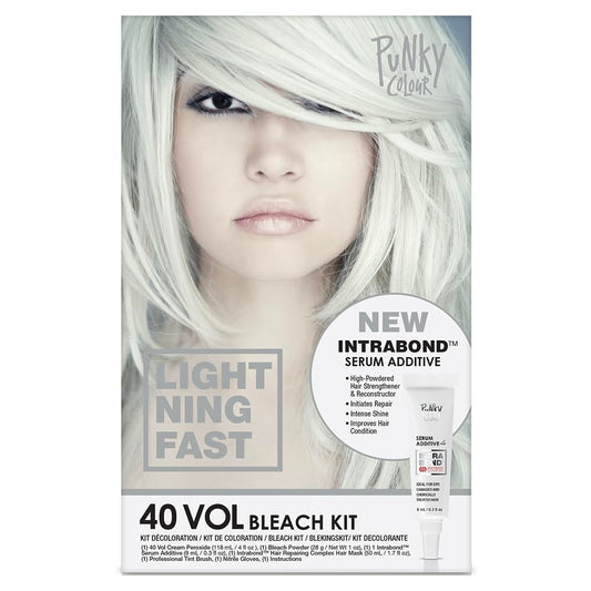 Punky Intrabond™ 40 Vol Bleach Kit, Fast Bleaching Action for Brighter Hair