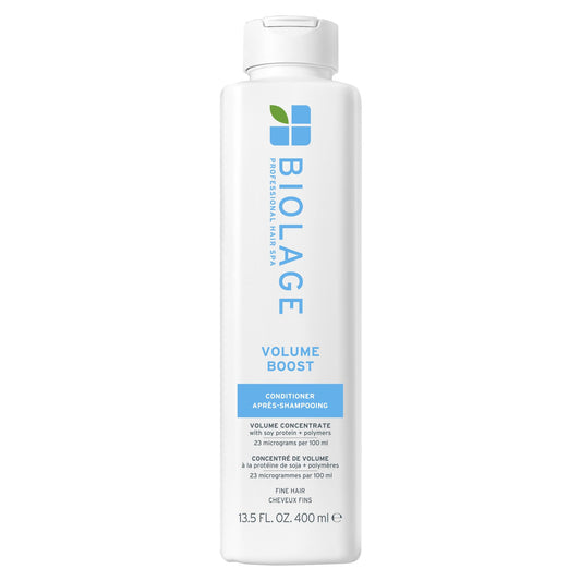 Biolage Volume Boost Conditioner 13.5 Fl Oz | Weightless Moisture & Shine for Fine Hair | Detangles, Adds Volume | Soy Protein, Vegan & Paraben-Free
