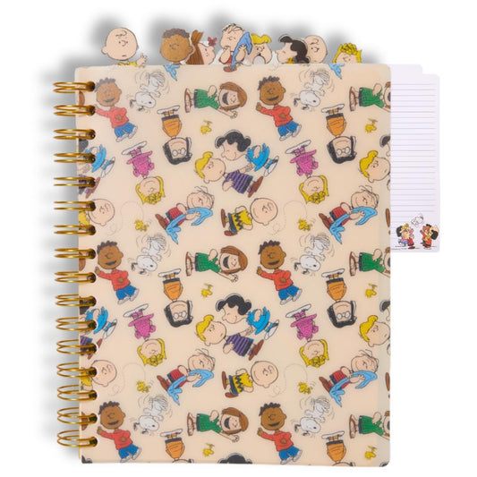 Peanuts Gang Journal Notebook, Spiral Bound, 144 Lined Pages, 8 x 7 inches – Peanuts Snoopy Charlie Brown