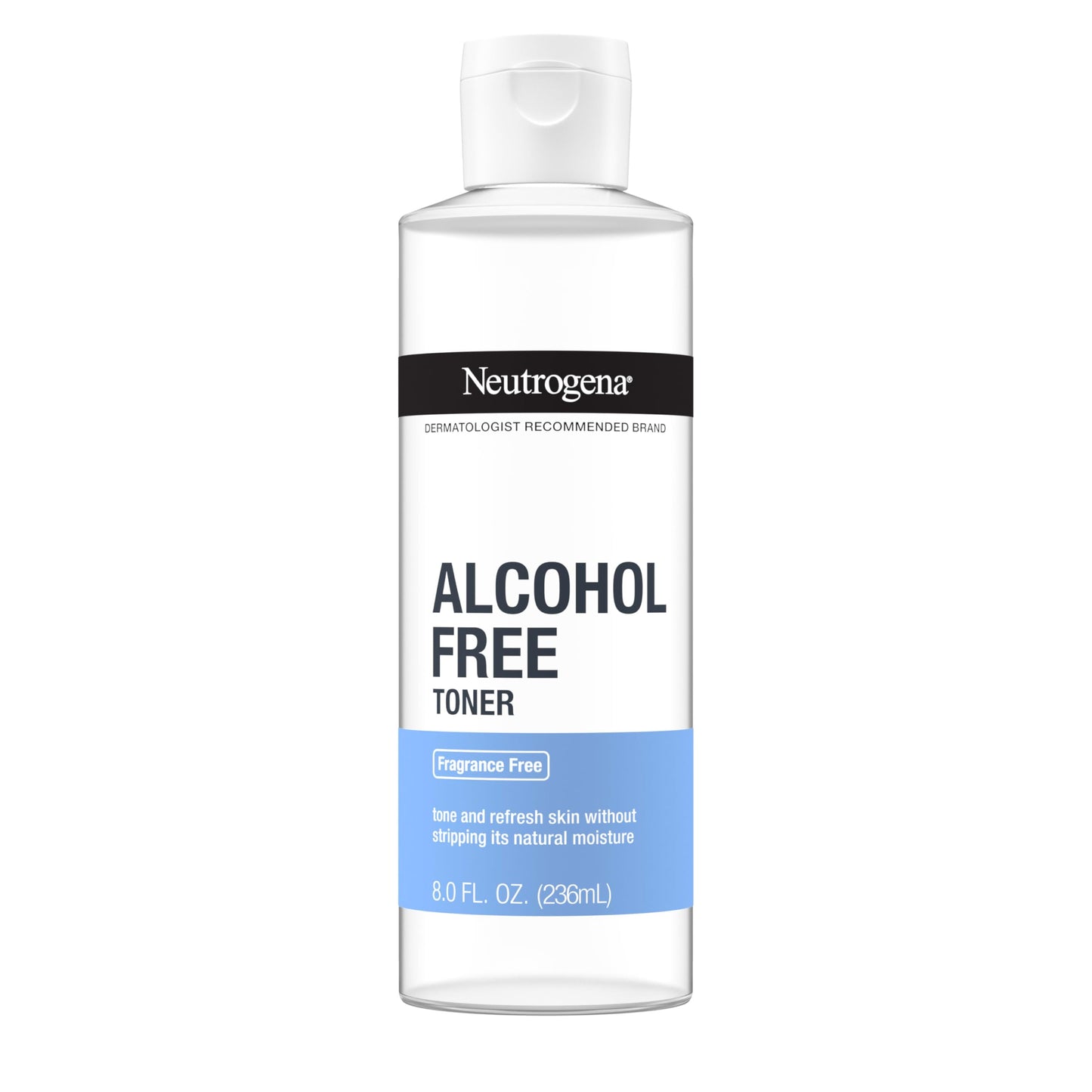 Neutrogena Alcohol-Free Gentle Daily Facial Toner – Fragrance-Free, Hypoallergenic, Removes Impurities & Refreshes Skin, 8 fl. oz