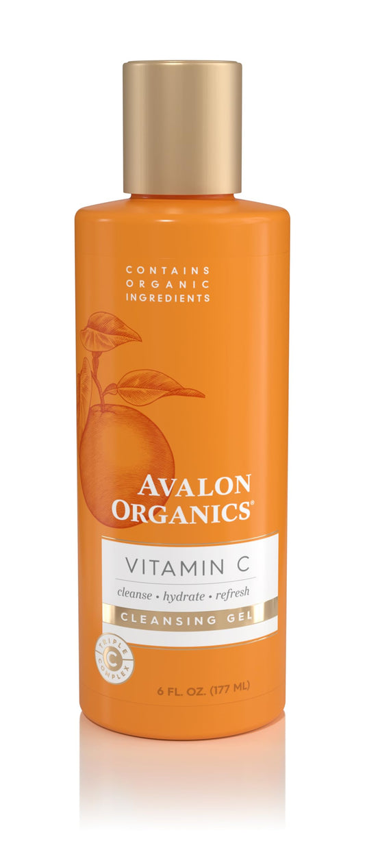 Avalon Organics Cleansing Gel with Vitamin C, 6 Oz