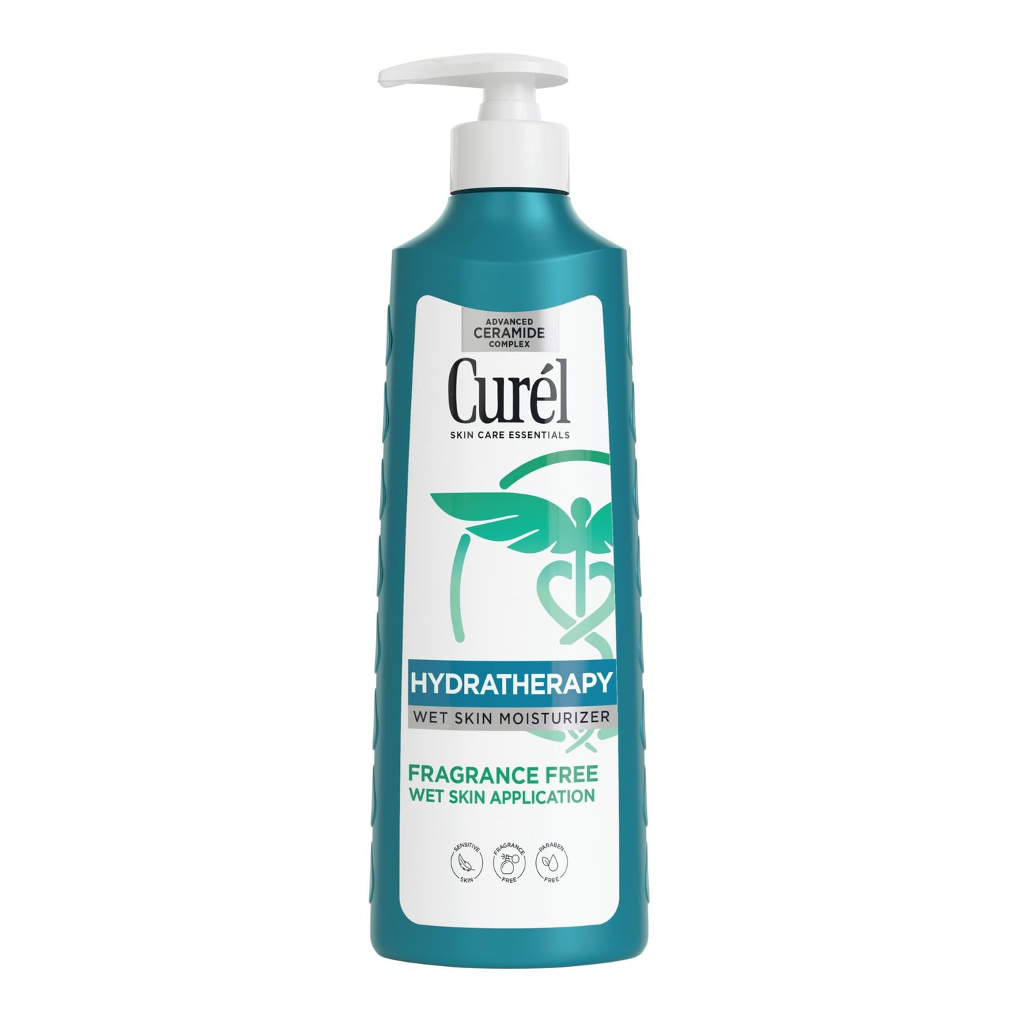 Curel Hydra Therapy In Shower Lotion, Itch Defense Body Moisturizer with Advanced Ceramide Complex, Vitamin E, & Oatmeal Extract, 12 Oz
