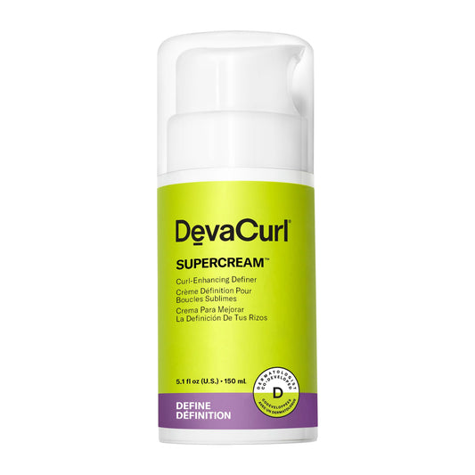 DevaCurl SuperCream Rich Curl-Enhancing Definer, Warm Coconut, 5.1 fl. oz.