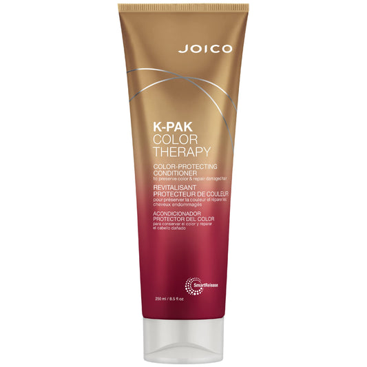 Joico K-PAK Color Therapy Conditioner – Color-Protecting Formula with Keratin & Argan Oil, Repairs Damage, Boosts Shine & Elasticity, 8.5 Fl Oz