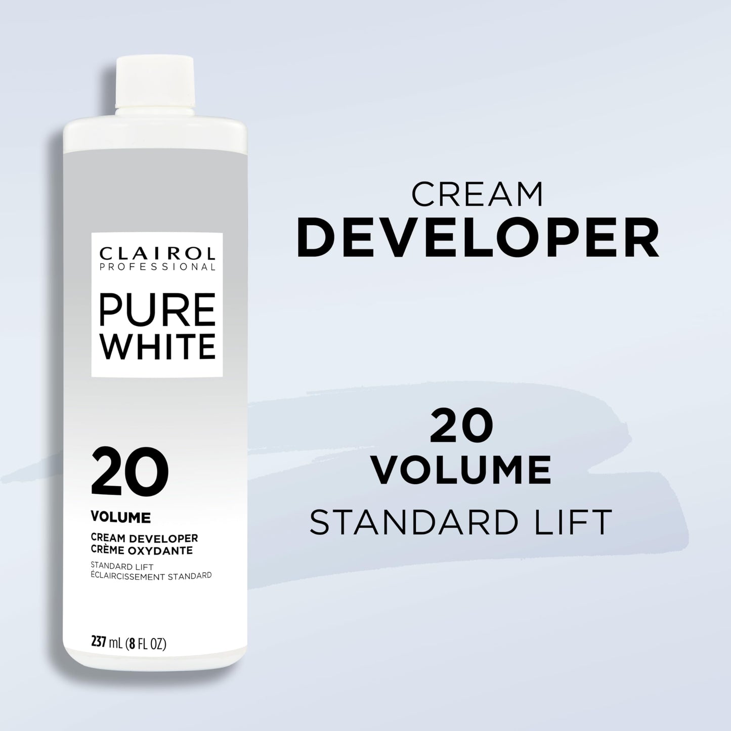 Clairol Professional Pure White 20 volume Crème Developer, 16 oz (Pack of 1)