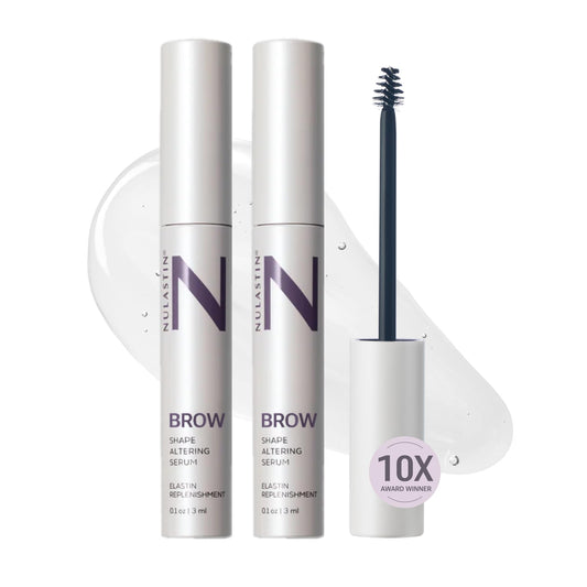 NULASTIN Shape Altering Eyebrow Serum, 2 Count – Defines, Shapes & Enhances Sparse Brows for Fuller, Stronger-Looking Eyebrows