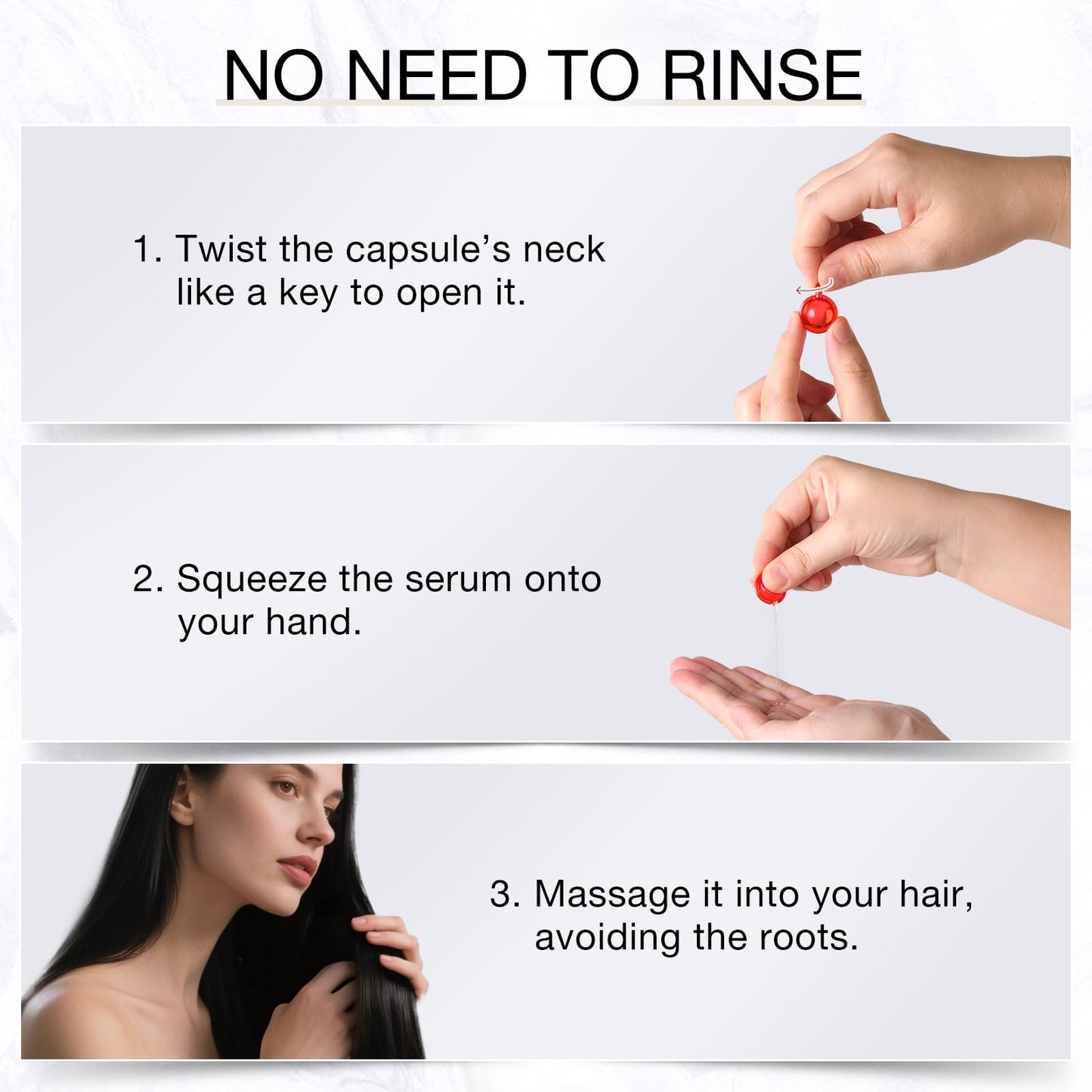 Hair Oil Capsules with Argan, Macadamia & Avocado Oils – No Rinse Serum with Vitamins A, E & Pro B5 – Shine & Strength for Women & Men, 40 Ct