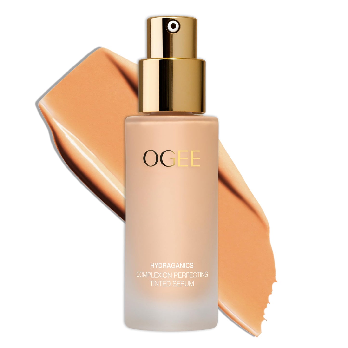 Ogee Complexion Perfecting Liquid Foundation – Lightweight Tinted Moisturizer, Vitamin C & Jojoba Oil, Linden 1.25N Light Beige, Organic