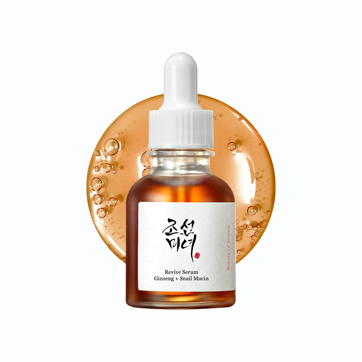 Beauty of Joseon Snail Mucin & Ginseng Serum – Hydrating, Peptide Facial Moisturizer for Dark Spots & Acne Scars, 30ml, Korean Skincare
