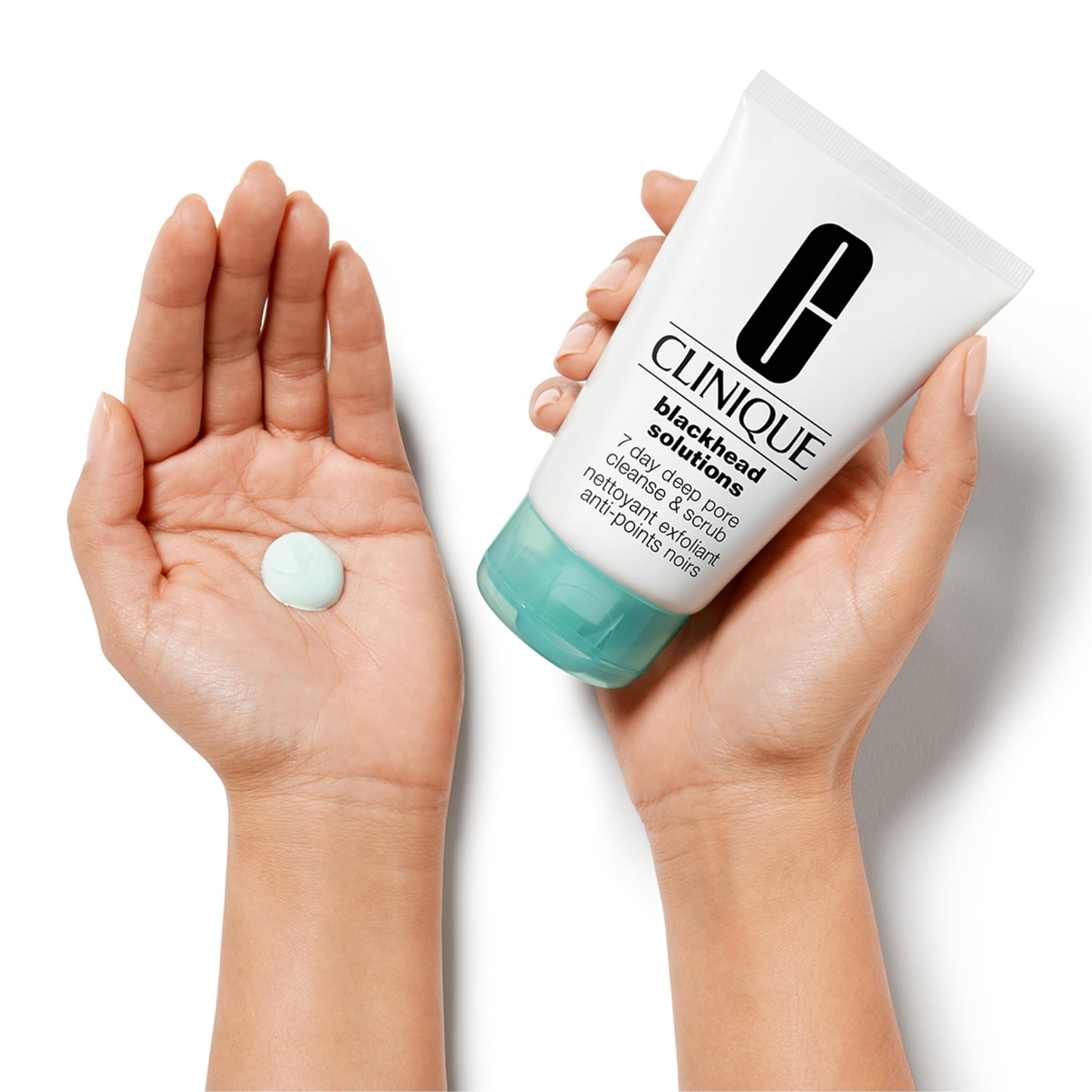 Clinique Blackhead Solutions 7-Day Deep Pore Cleanse & Scrub, Daily Face Cleanser with Salicylic Acid & Vitamin E, 4.2 Fl Oz