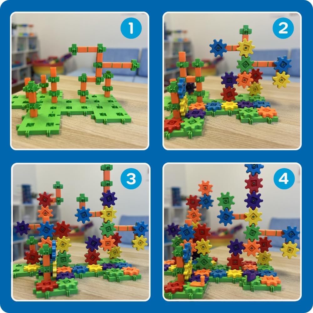 Learning Resources Gears! Gears! Gears! Super Building Toy Set, 150 Pieces, Ages 3+