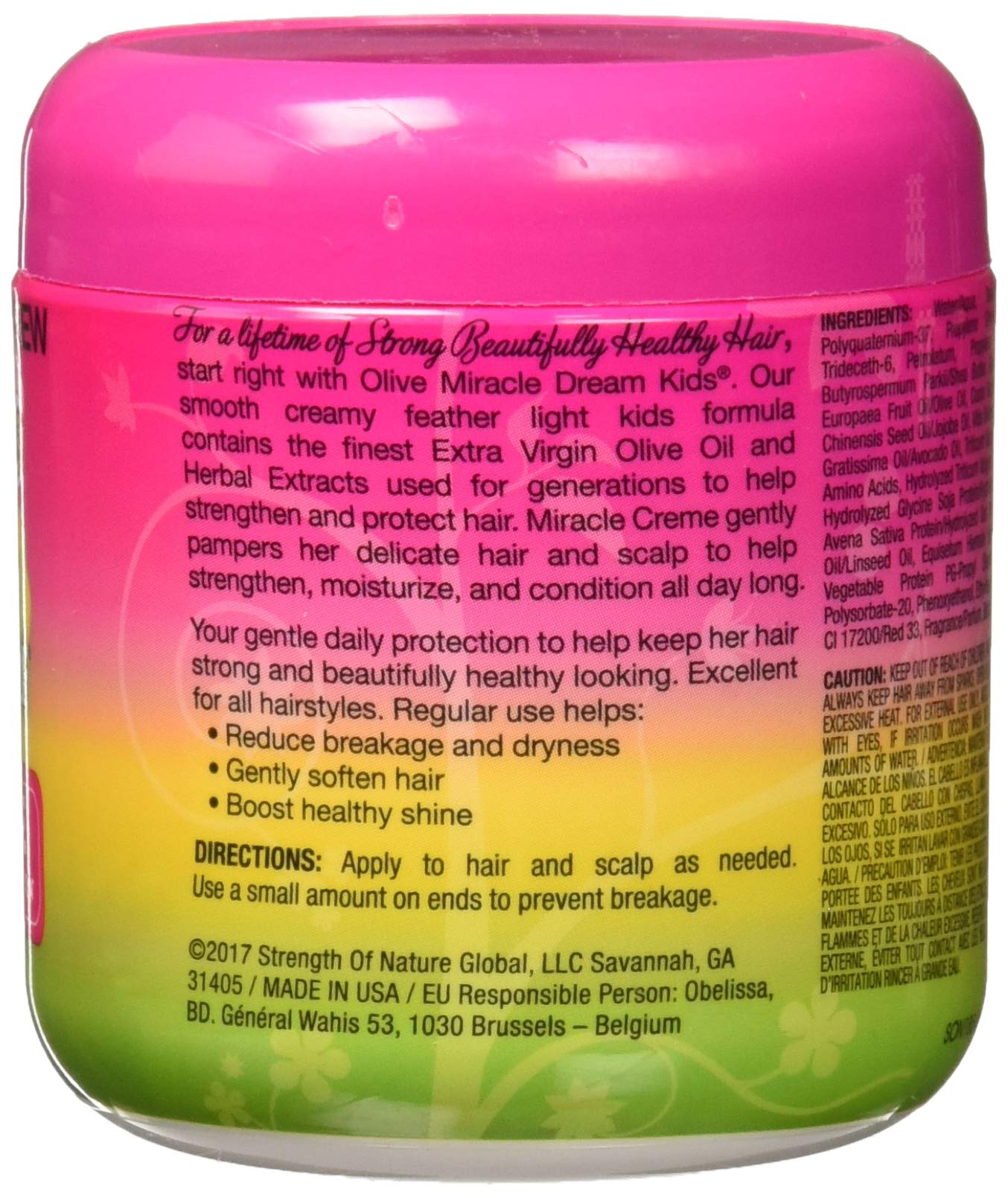 African Pride Dream Kids Olive Miracle Creme, 6 Ounce