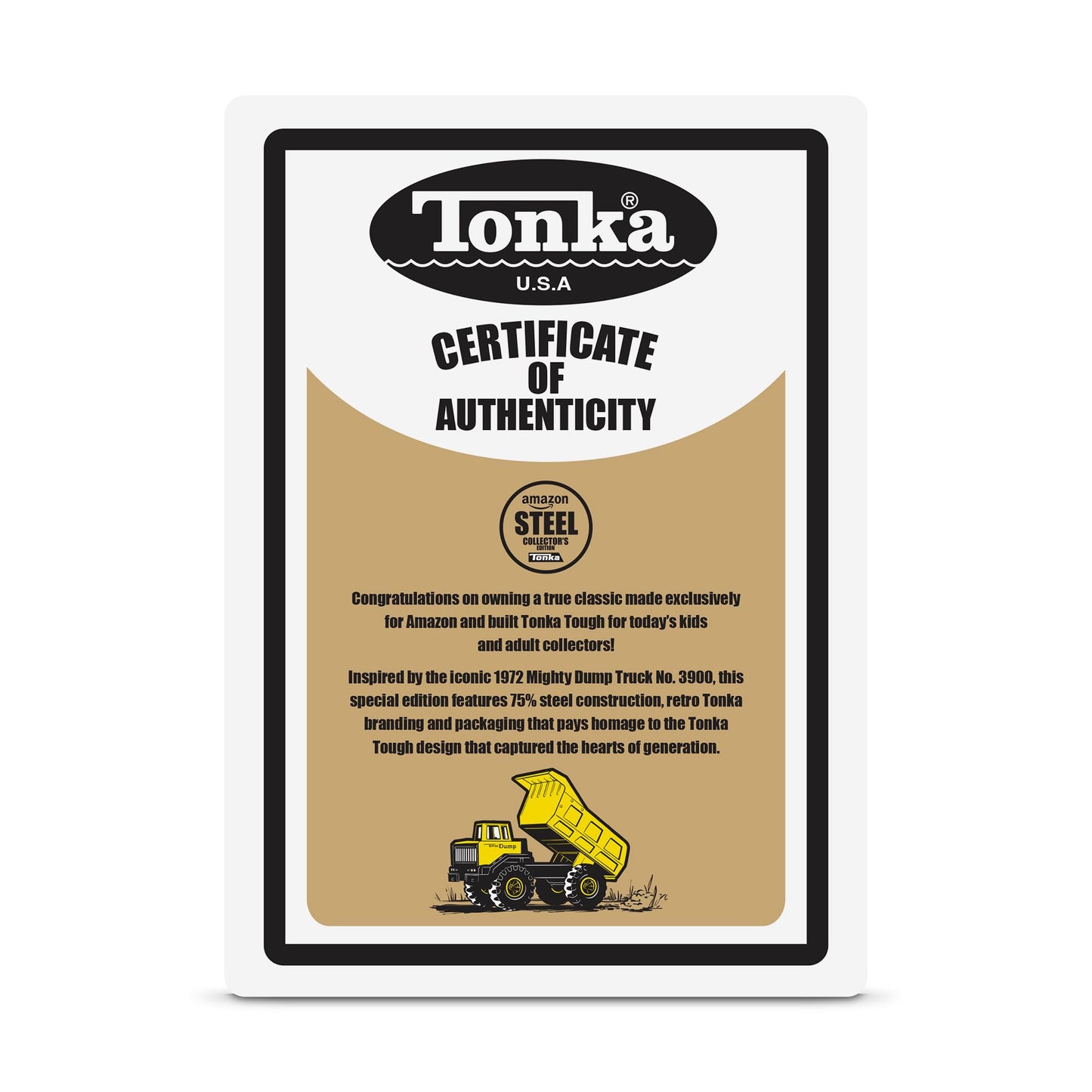 Tonka Retro Mighty Dump Truck Collector’s Edition – 2X Steel Metal Construction Toy Truck for Boys & Girls Ages 3+