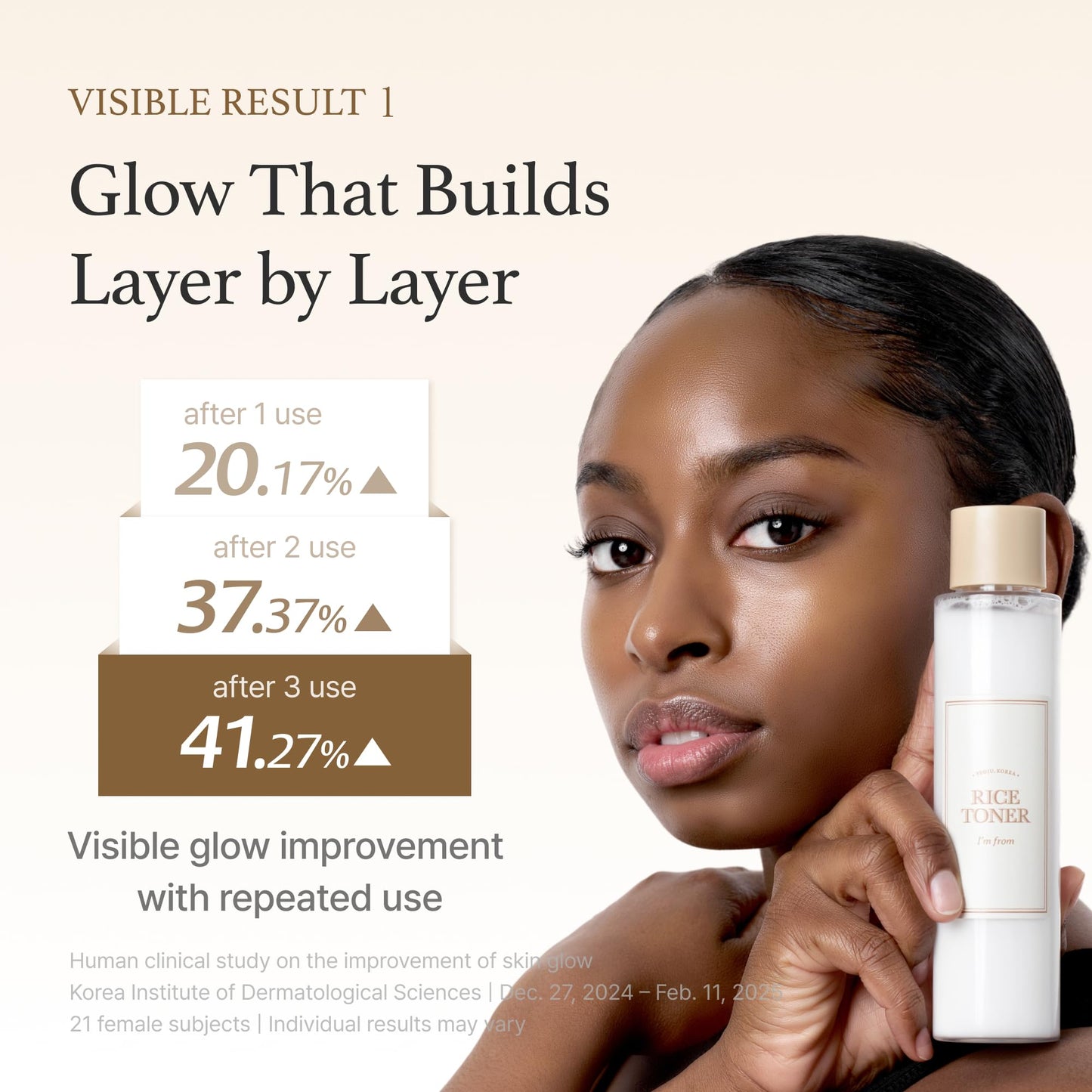 I'm From Rice Toner for Sensitive Skin – Hydrating K-Beauty Essence with Niacinamide & Rice Extract, Vegan, Alcohol & Fragrance Free, 5.07 oz