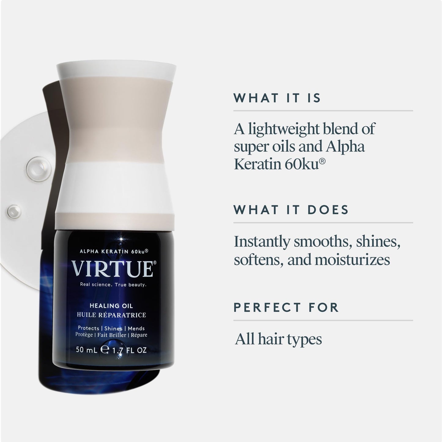 VIRTUE Healing Oil | 1.7 Fl Oz