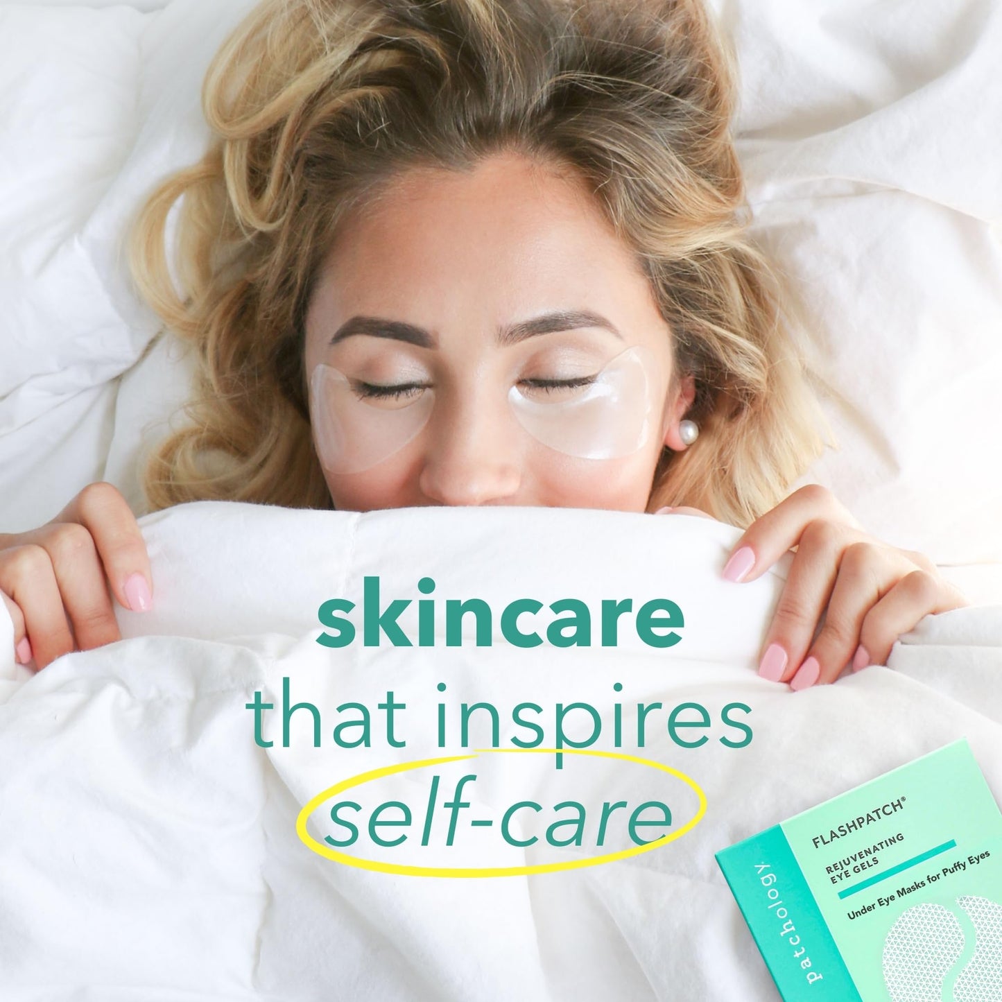 Patchology Under Eye Gel Patches – Soothing Eye Masks for Dark Circles, Puffiness & Eye Bags, 5 Pairs, Skincare for All Skin Types