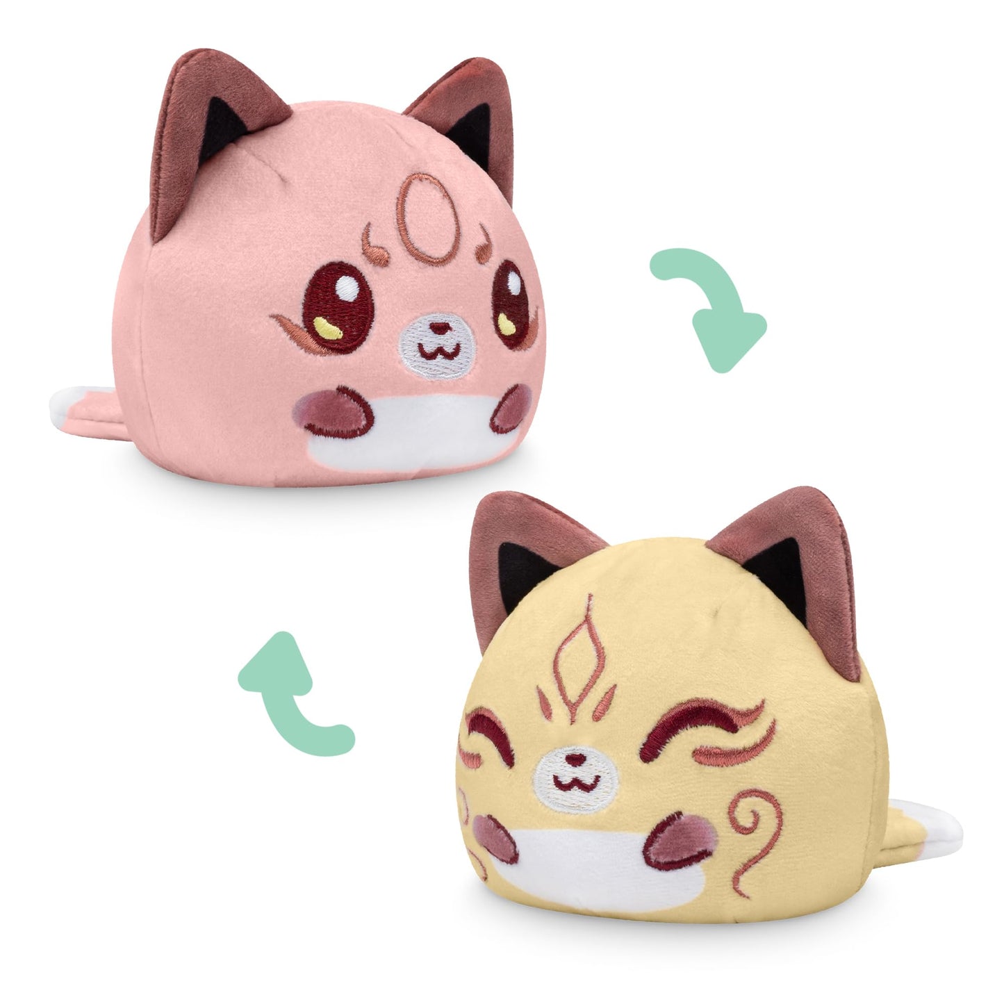 TeeTurtle 3" Reversible Mystery Box Plushie - Cute Cryptids Series - Surprise Soft Stuffed Animal Blind Box