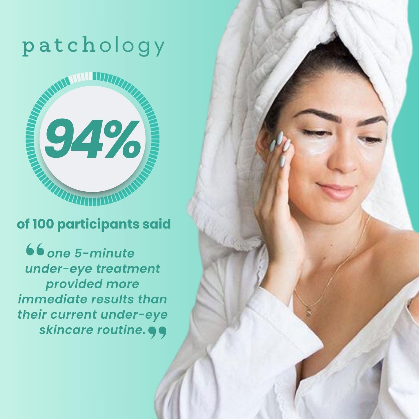 Patchology Rejuvenating Under Eye Patches - Hydrating Caffeine & Collagen Eye Mask for Dark Circles, Puffiness & Wrinkles, 15 Pairs