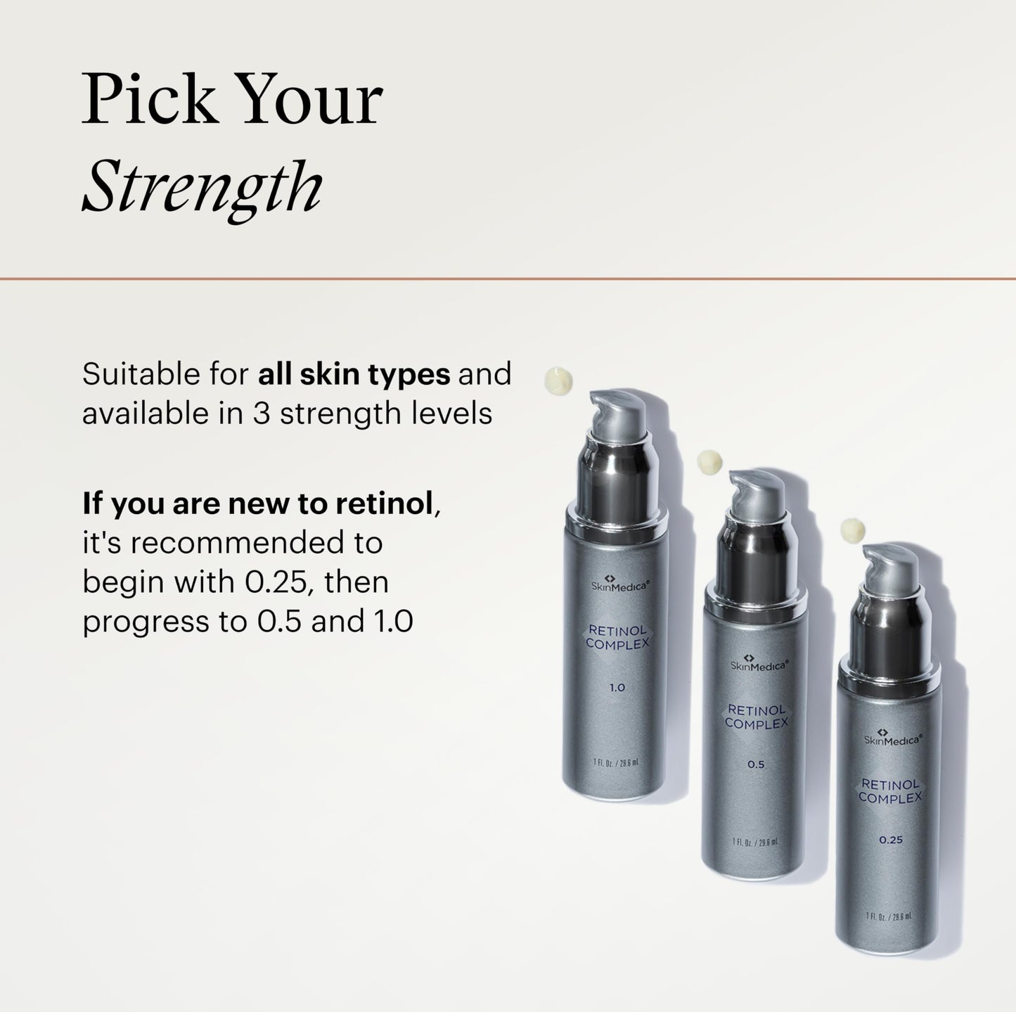 SkinMedica Retinol 0.25 Complex - Advanced Age-Defying Retinol Serum for Face, Reduces Fine Lines & Wrinkles, 1 Fl Oz