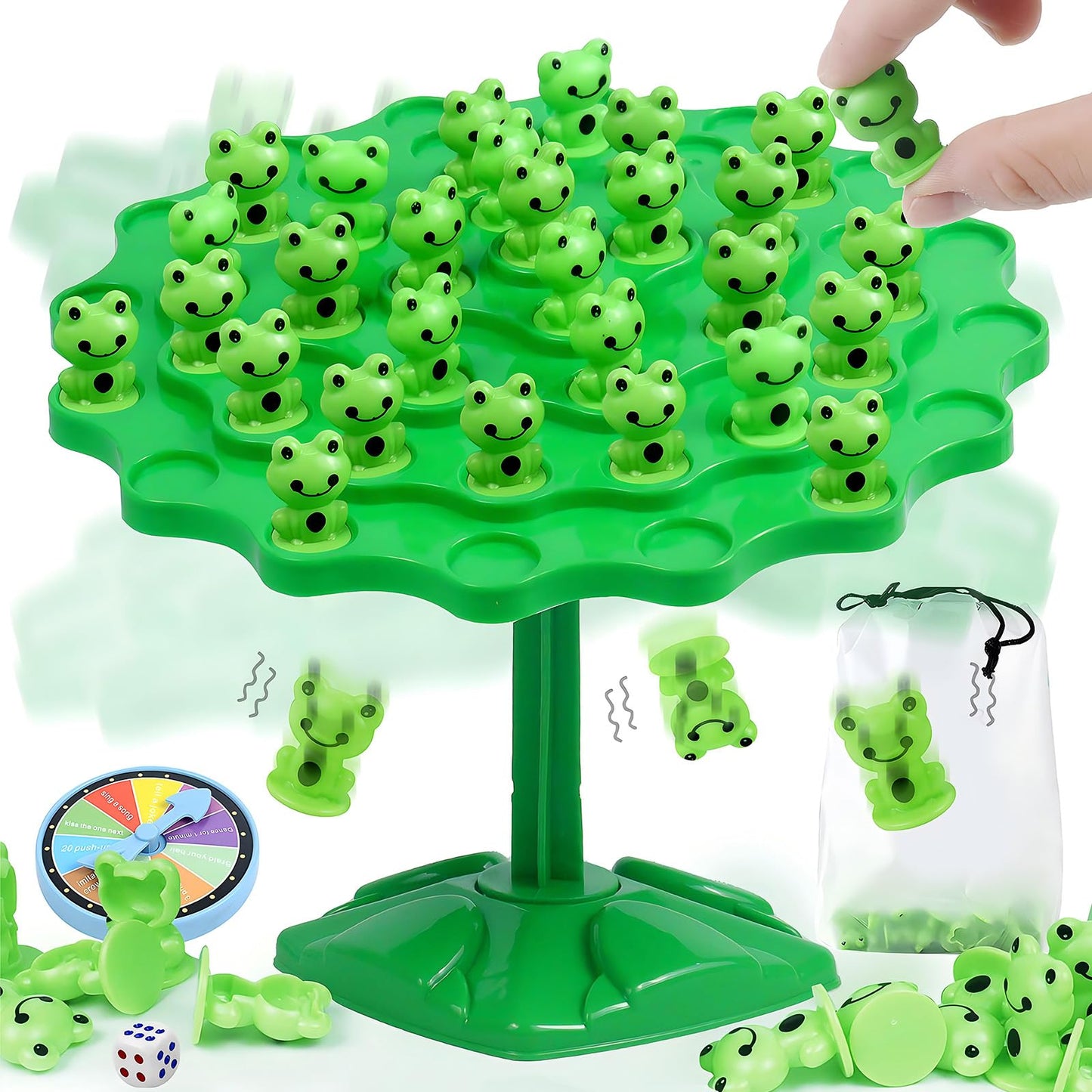 rytopt Frog Balance Game, Two-Player Balance Game Tree Parent Interactive Family Tabletop Puzzle, Birthday Board Games for Adults
