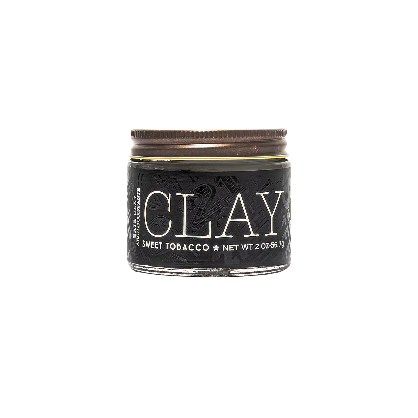 18.21 Man Made Hair Styling Product, 2oz. Original Sweet Tobacco Scent in Clay with Matte Finish