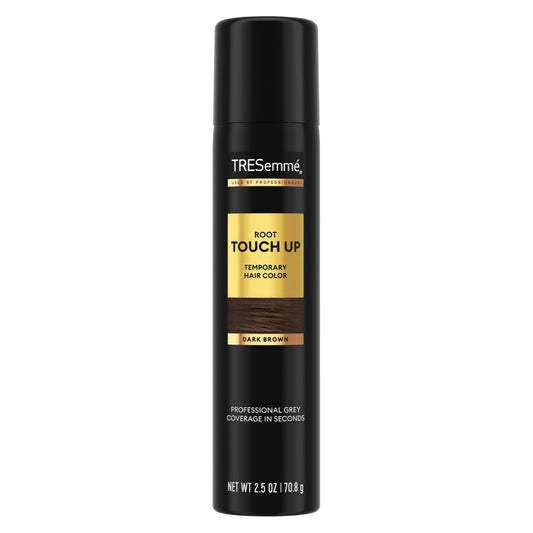 TRESemmé Temporary Hair Color Root Touch-Up Dark Brown Ammonia-free, Peroxide-free Root Cover Up Spray 2.5 Fl Oz