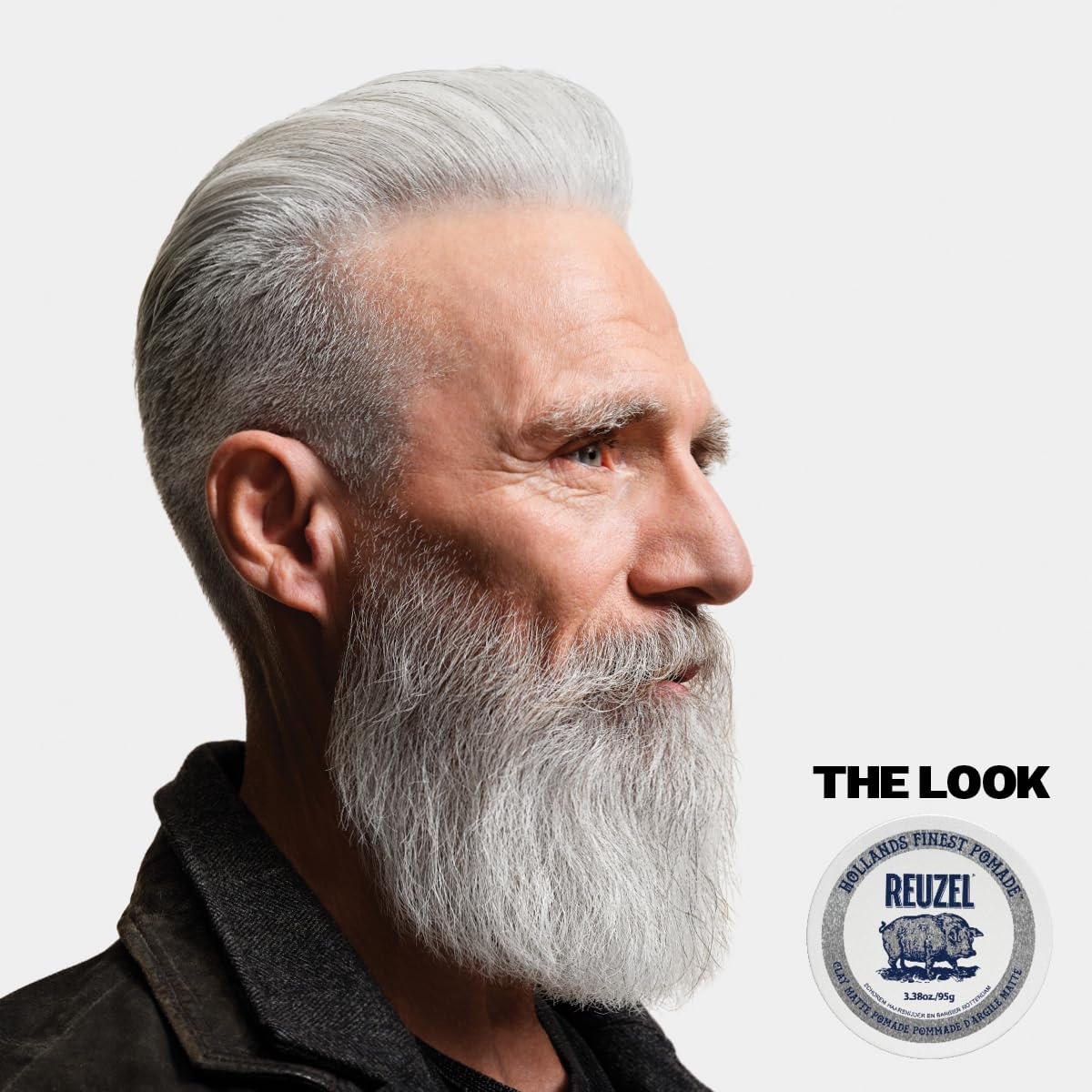 REUZEL Clay Matte Pomade, 1.3 Oz