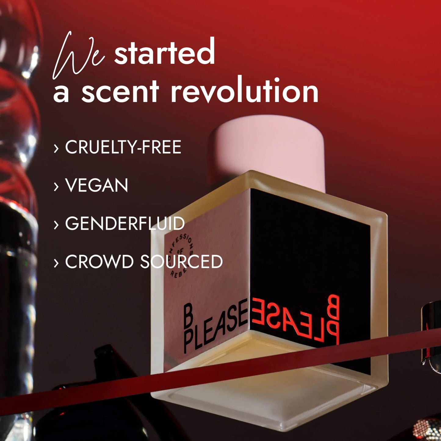 B Please 3.4 oz - Rebel Hair Mist Perfume for Women - Hair Fragrance Spray - Feminine Scent