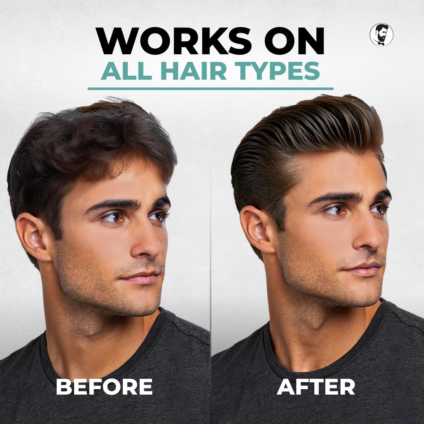 Gentlemen Republic Refined Hair Gel for Men 16oz | 24-Hour High Hold & Shine | Alcohol-Free, No Beeswax or Parabens | Humidity Resistant Styling Gel