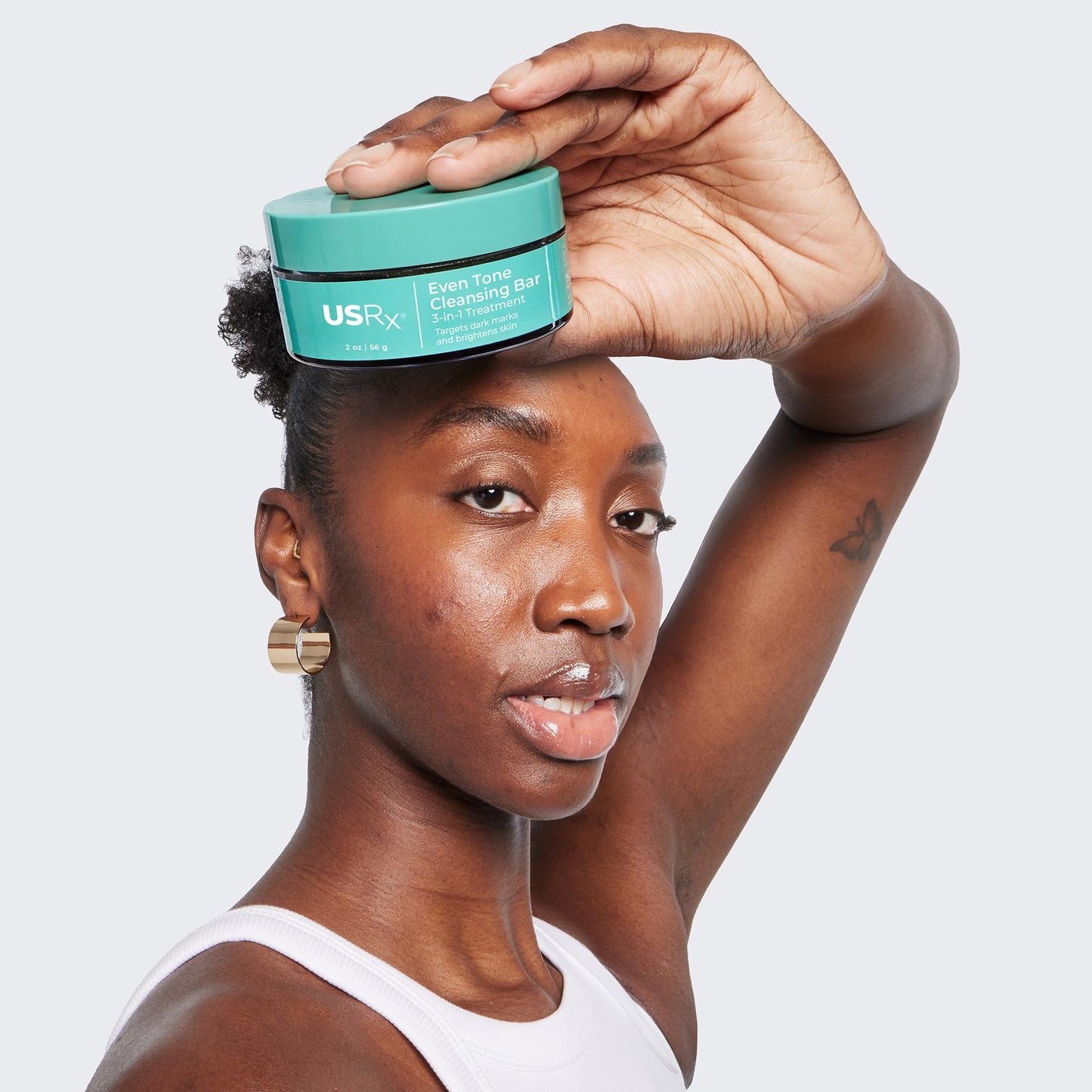 Urban Skin Rx Even Tone Cleansing Bar – 3-in-1 Daily Cleanser, Exfoliator & Mask for Dark Spots, Uneven Skin, with Applicator, 2 oz